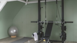 Podłoga w domowej siłowni